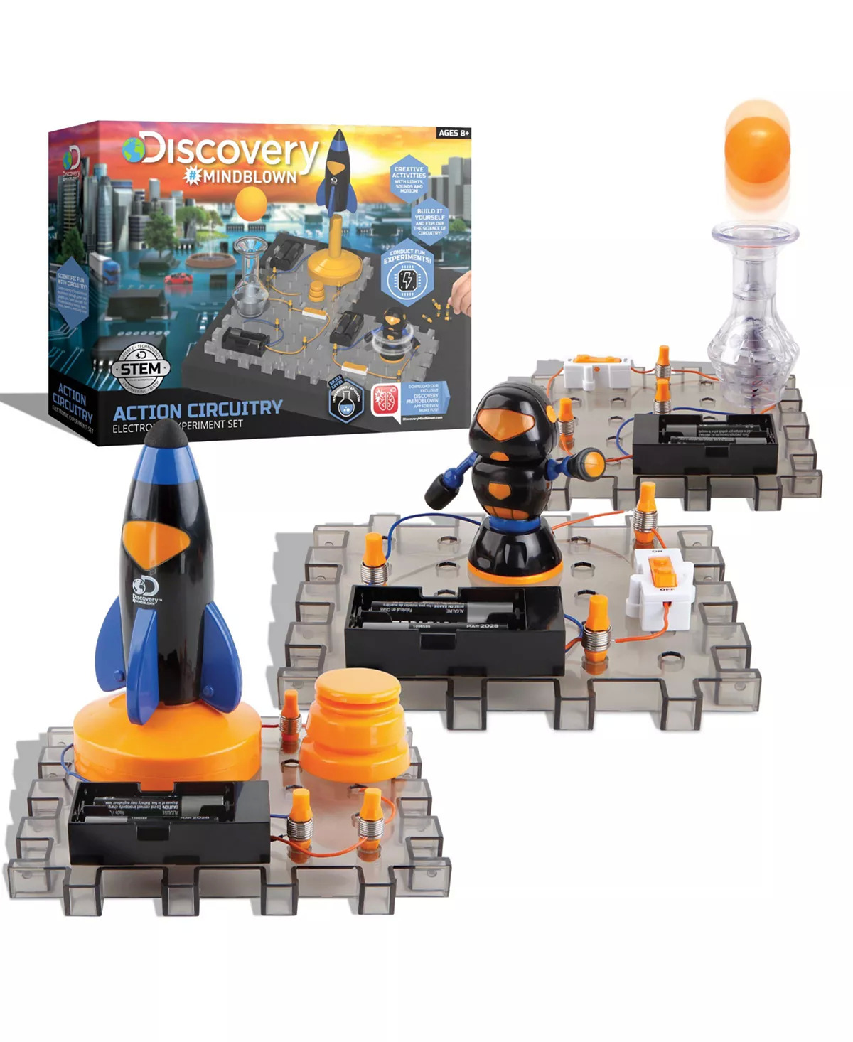 Discovery Mindblown Kids' Toys: Toy Circuitry Action Experiment Set $13, Telescope w/ Tripod $50 + Free Store Pickup at Macys or FS on $25+