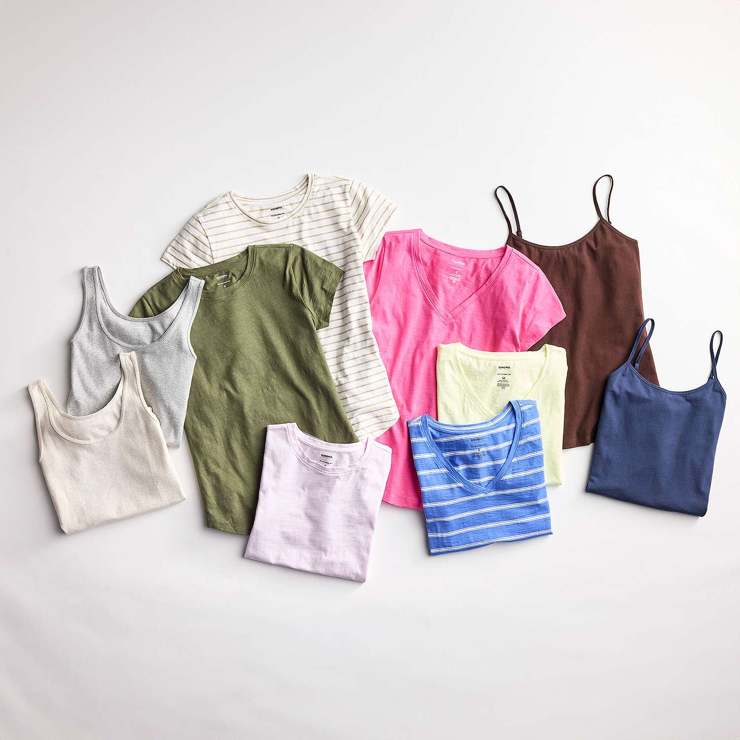 Sonoma Goods For Life Women's Short Sleeve Tees (Various) $4.24 or SO Women's Short Sleeve Tees (various) $4.24 & More + Free Store Pickup at Kohl's or Free Shipping on $49+