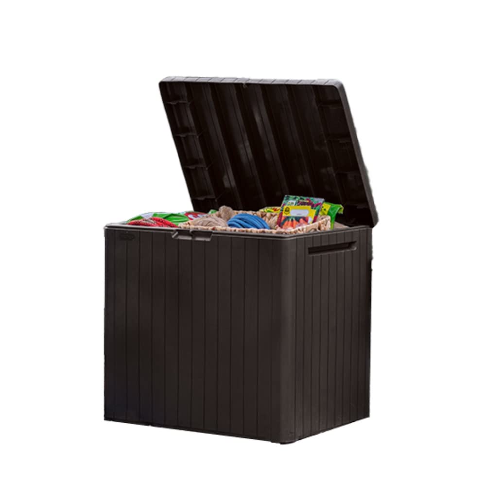 30-Gallon Keter City Resin Deck Box (Brown, Grey) $29.99, 50-Gallon $49.99 & More + Free Shipping w/ Prime or on $35+