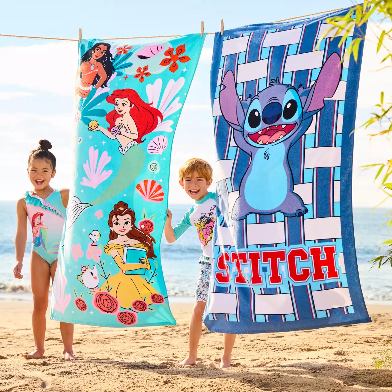 Disney Store Beach Towels (Disney Princess, Star Wars, Minnie, Cars & More) $12 + Free Sitewide Shipping