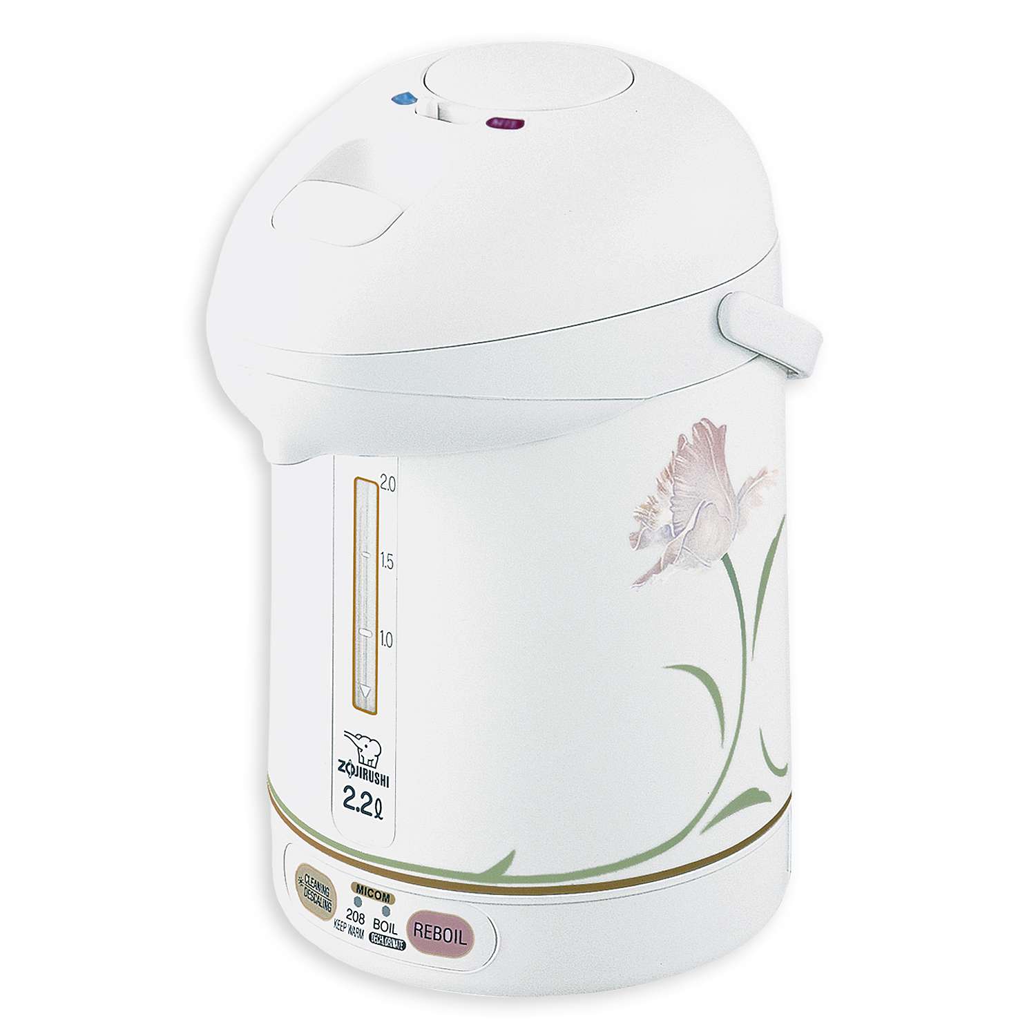 2.2Liter Zojirushi Super Water Boiler (Floral) 70.54 + Free