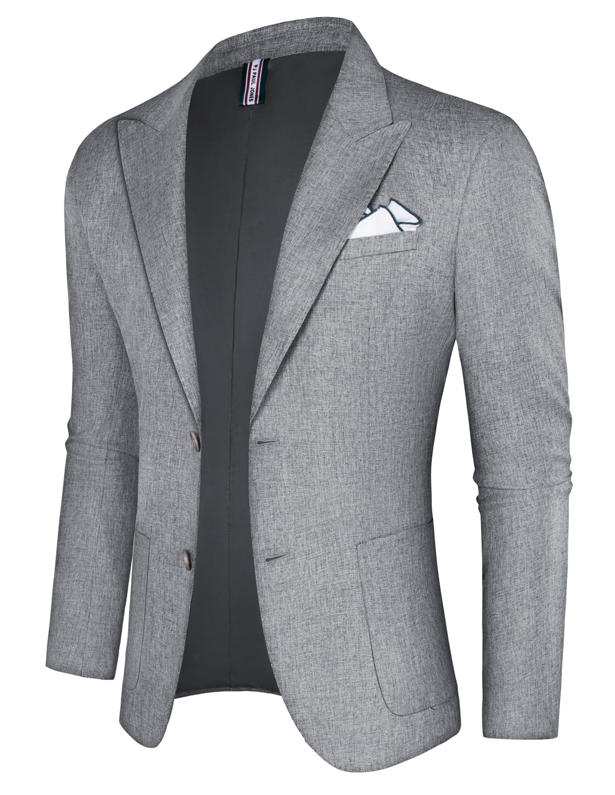 Mens Blazers PJ PAUL JONES Ens Casual Sport Coat Blazer Two Buttons Lightweight Business Jackets At Aazon Seersucker Jacket Men