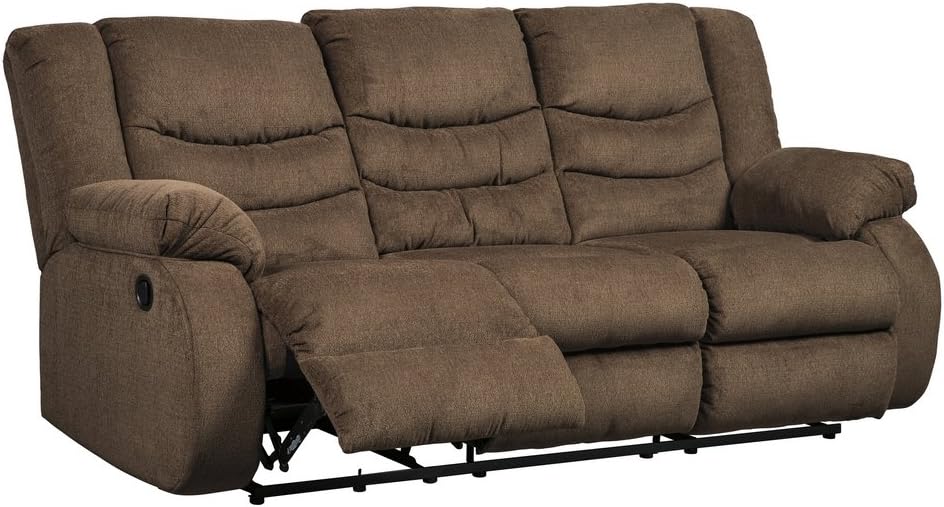 87" Signature Design by Ashley Furniture Tulen Manual Reclining Sofa