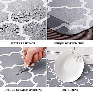 WiseLife Kitchen Mat Cushioned Anti Fatigue Floor Mat,17.3x28