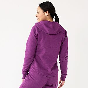 Women's Tek Gear® Ultrasoft Fleece Hooded Thumb Hole Jacket