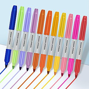 Vitoler 24 Colored Journaling Pens Fine Line Point Drawing Marker