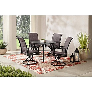 Hampton bay balcony hot sale height chairs