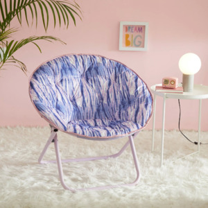Tie dye store saucer chair