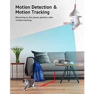 LaView 4MP Wireless Smart Bulb Security Camera