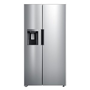 26.3-cu ft Midea Side-by-Side Refrigerator w/ Ice Maker, Water & Ice Dispenser (Stainless Steel) $  799 + Free Store Pickup at Lowe's or Delivery Charges at $  29
