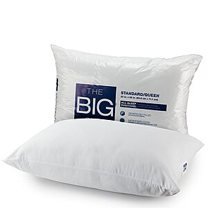 The Big One Microfiber Pillow (Standard/Queen) $2.55 + Free Store Pickup at Kohl's or F/S on Orders $49+