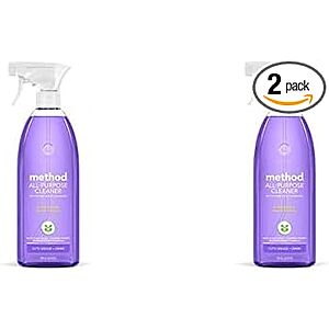 2-Pack Method 28oz All-Purpose Cleaner Spray (French Lavender) $5.30 ($2.65 each) + F/S w/ Prime or on Orders