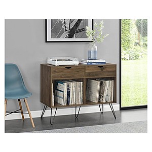 39.7" Novogratz Concord Turntable Stand (Double, Walnut) $48.08 + Free Shipping w/ Prime