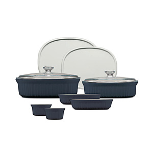 10-Pc Corningware Bakeware Set (French Cabernet) $40 + Free Shipping