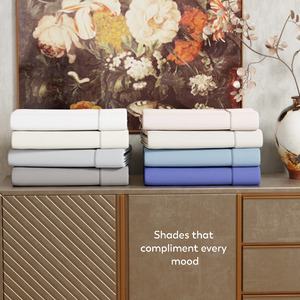 Color Sense 100% Cotton Percale Single Fitted or Flat Bedsheet (King, Various Colors, 200TC) $21.99 + Free S&H w/ Walmart+ or on $35+