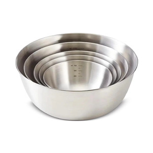 5-pc Art & Cook Nesting Stainless Steel Mixing Bowl Set $25
