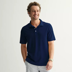 Men's Shirts: Sonoma Goods For Life Short Sleeve Pique Polo Or Men's Croft & Barrow Solid Pique Polo $6.39 & More + Free Store Pickup at Kohl's Or F/S on $49+