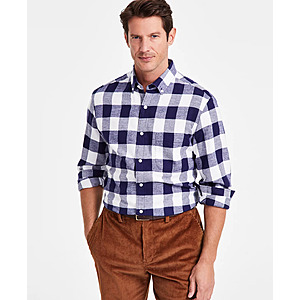 Club Room Men's Regular-Fit Plaid Flannel Shirt (Various, Sizes: S-2XL) $9.86 + Free In-Store Pickup at Macys or Free Shipping on $25+