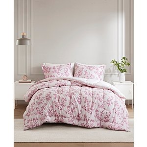 3-Piece Printed Comforter Sets (Various Colors: Twin, Queen, King) $21.99 + Free In-Store Pickup at Macys or Free Shipping on $25+