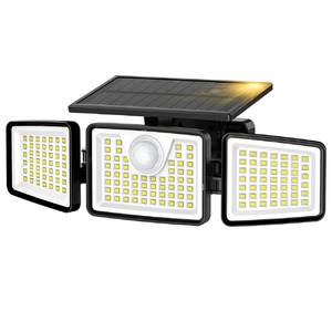 Kapwan Solar Waterproof Motion Sensor Security Outdoor Lights (156 LED, 2500LM, 3 Modes) $13.97 + Free S&H w/ Walmart+ or on $35+