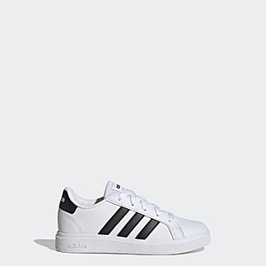 adidas Kids' Grand Court 2.0 Shoes (Cloud White/Core Black) .30 + Free Shipping