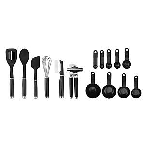 15-Piece KitchenAid Classic Tool and Gadget Set (Black) $20.99 + Free Shipping w/ Prime or on $35+