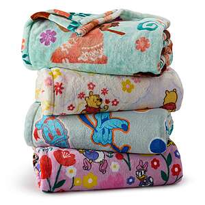 The Big One Oversized Supersoft Plush Throw Or Disney Oversized Plush Throw 6 for $46.45 ($7.74 each) & More + Free Shipping