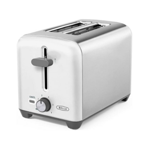 2-Slice Bella Toaster (Stainless Steel & White) $8.49 + Free Shipping w/ Prime