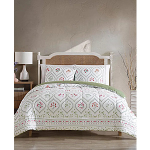 3-Piece Printed Comforter Sets (Various Colors: Twin, Queen, King) $23.93 & More + Free In-Store Pickup at Macys or F/S on $39+