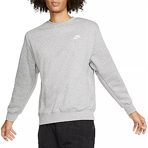 Nike Men's Sportswear Club Fleece Crewneck Sweatshirt (Various) $24 + Free Store Pickup at Dick's or Free S/H on $49+