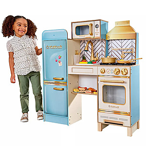 KidKraft Retro Cool Wooden Kitchen Play Set + #10 Kohl's Cash $69.99 + Free Shipping