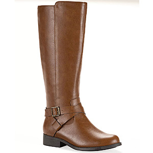 Style & Co Women's Margoo Riding Boots Or Anitaa Stretch Regular Calf Booties $19.99 + Free Pickup at Macys or Free Shipping on $39+