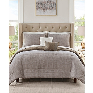 9-Piece JLA Home Berkley Comforter Set (Queen, Brown) $32.96 + Free Shipping