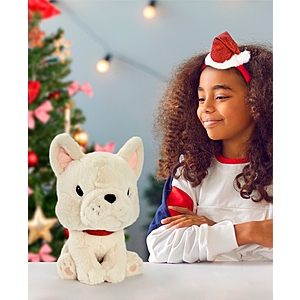 Toys: 10" Geoffrey's Toy Box French Bulldog Plush Toy $7, Hot Wheels City Super Recharge Fuel Station Toy Car $10.12 & More + Free P/U at Macys or F/S on $25+