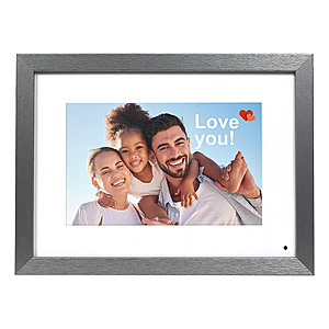 10.1" Simply Smart Home Photoshare Frame (Chrome,Black) $84.49 + Free Shipping