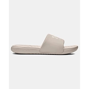 Under Armour Men's UA Ansa Fixed Slides (Fog/Ivory) Or Women's (Black/Pink Elixir) $8.48 + Free Shipping w/ ShopRunner or $50