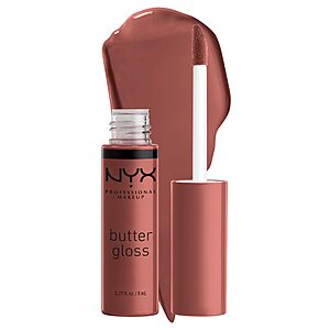 NYX Professional Makeup Butter Gloss (Non-Sticky Lip Gloss - Praline,Deep Nude) $3.69 + Free Shipping w/ Prime or on $35