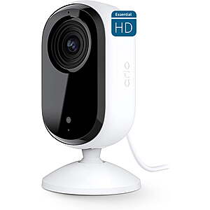 Arlo Essential Indoor HD Camera w/ with Privacy Shield (2nd Generation,Wired,White) $21.10 + Free S&H w/ Walmart+ or on $35