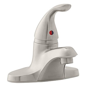 4" Glacier Bay Centerset Single-Handle Bathroom Faucet (Brushed Nickel) $24 + Free Shipping