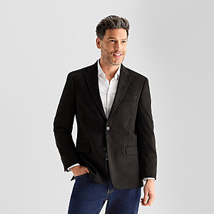Men's Suits & Sport Coats (Various): Van Heusen Faux Suede Mens Stretch Fabric Modern Fit Sport Coat $63.99 & More + Free Shipping