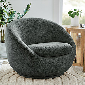 Better Homes & Gardens Mira Swivel Accent Chair (Gray Shearling) $166.50 + Free Shipping