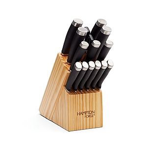 15-Piece Hampton Forge Ronan Knife Cutlery Set (Black, Grey) $19.86 + Free In-Store Pickup at Macys or Free Shipping on $39+