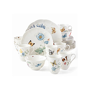 24-Piece  Lenox Butterfly Meadow Dinnerware Set (Service for 6) $149.99 + Free Shipping