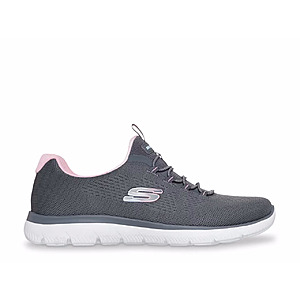 Earth Day Sale: Skechers Women's Summits Radiant Flow Sneaker Shoes (Charcoal, Black/Light Purple, Sizes: 6-11) $34.98 + Free Shipping