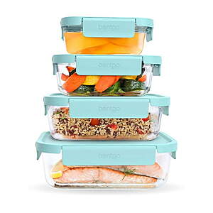 Sam's Club Members: 8-Pc Bentgo Leak-Proof Glass Food Storage Set (Soft Aqua) $15 + Free S&H on $50+ w/ Plus