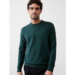 Banana Republic Factory Merino Wool Textured Striped Sweater (Grey Stripe, Brown Stripe, Sizes: XS-XXL) Or Cloud Soft Sweater (Variouys)$14.99 + Free Shipping Orders $50+