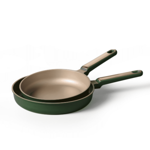2-Pc Carote Nonstick Frying Pan Set (9.5" & 11", Green or Blue)