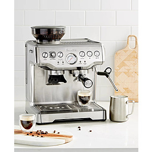 Breville Stainless Steel Barista Express Espresso Machine $499.95, Touch Espresso $749.95 + $20 per $100+ Star Money + Free Shipping