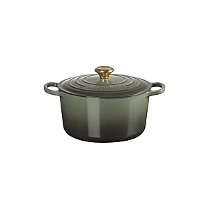 6.5-Quart Le Creuset Signature Enameled Cast Iron Round Dutch Oven (various colors) + Pie Dish  $289.99 + Free Shipping