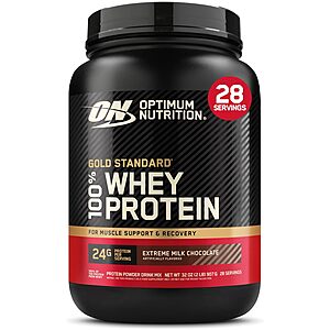 2-Lbs Optimum Nutrition Gold Standard 100% Whey Protein Powder (Various Flavors) From 2 for $35.10 + Free S&H